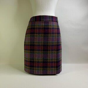 Brooks Brothers Vintage Wool Plaid High-Waisted Skirt – Cozy & Classic Winter St